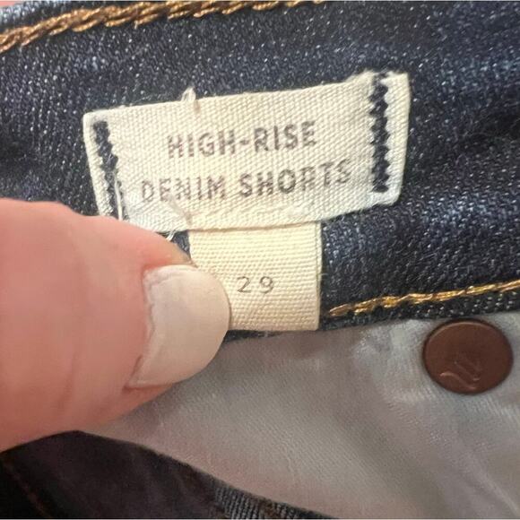 Madewell High-Rise Denim Shorts - Women's Size 29 - Picture 3 of 9